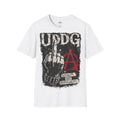 UDDG Noise Series 02 – Gebroken Systeem. Sterk Hart. Wit Punk T-Shirt