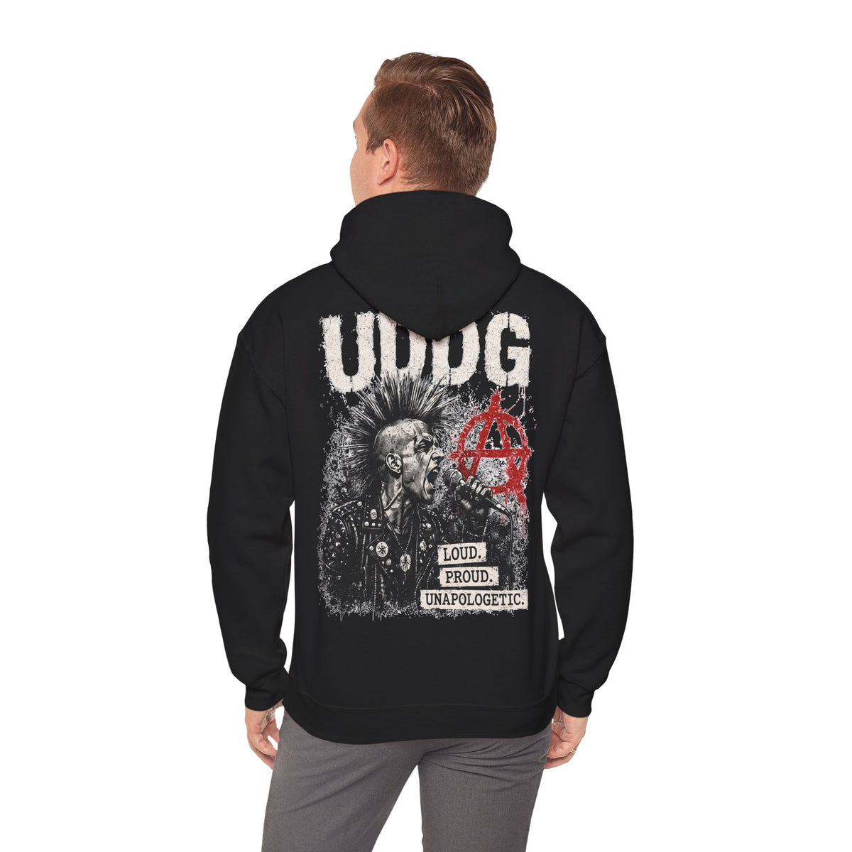 UDDG Riot Series 09 – Luid. Trots. Compromisloos. Punk Hoodie