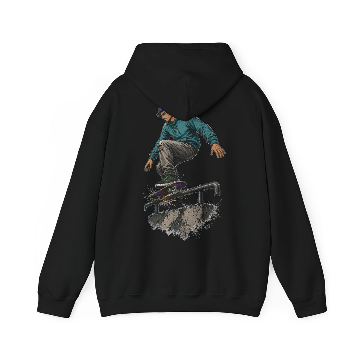 UDDG Skate Mascot Series 02 - RAIL GRIND - Skate Hoodie
