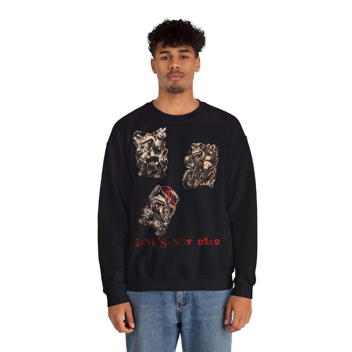 UDDG Punk Monster Series 10 - DOMESTIC RIOT - Punk Sweatshirt