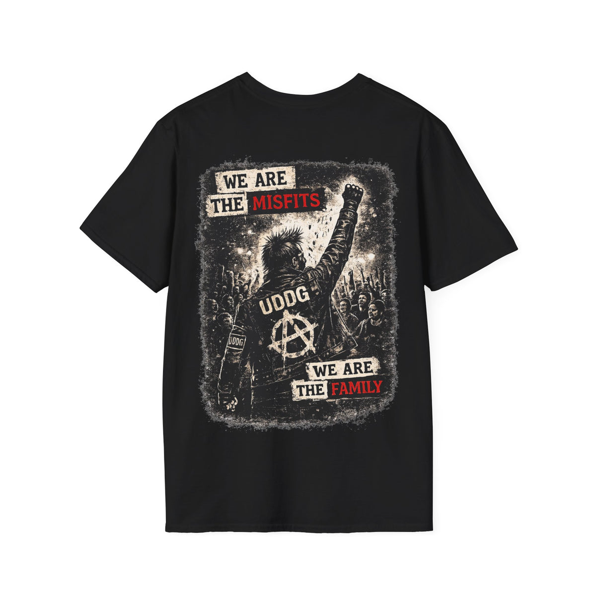 UDDG Riot Series 08 – We Are The Misfits. We Are The Family. Punk T-Shirt