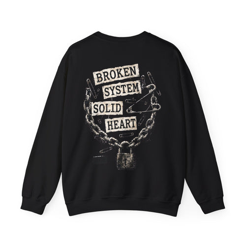 UDDG Noise Series 02 – Broken System. Solid Heart. Punk Sweatshirt