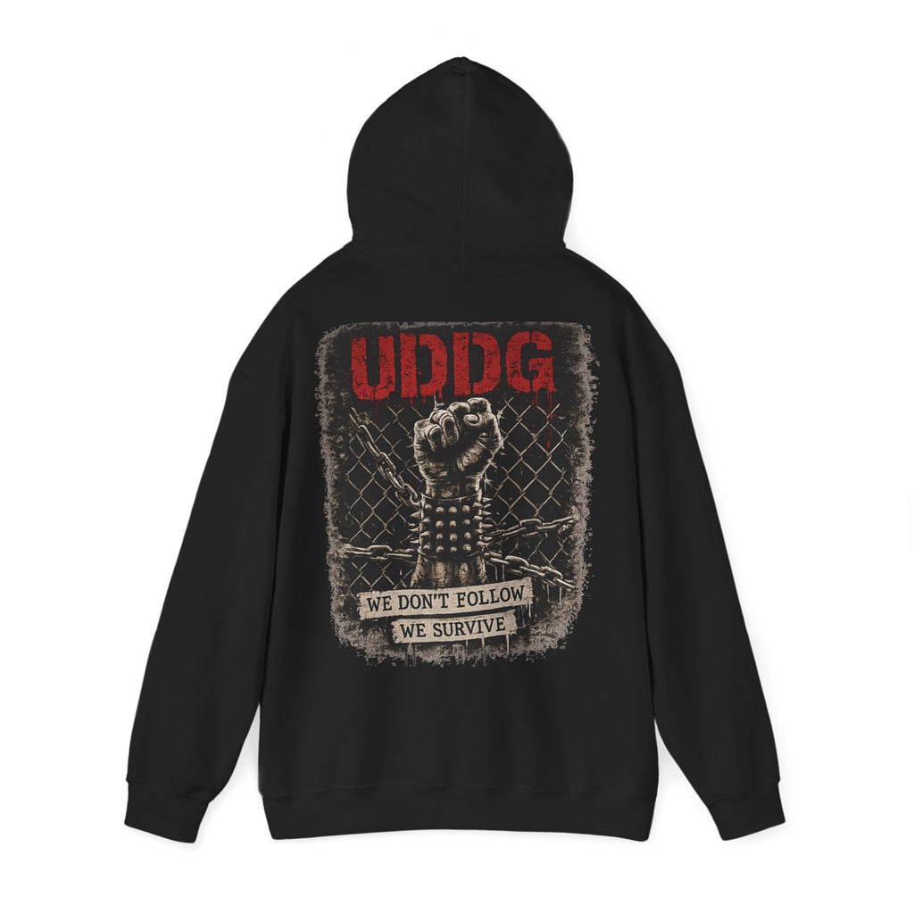 Riot Series 04 – No Seguimos. Sobrevivimos. Sudadera con Capucha Punk