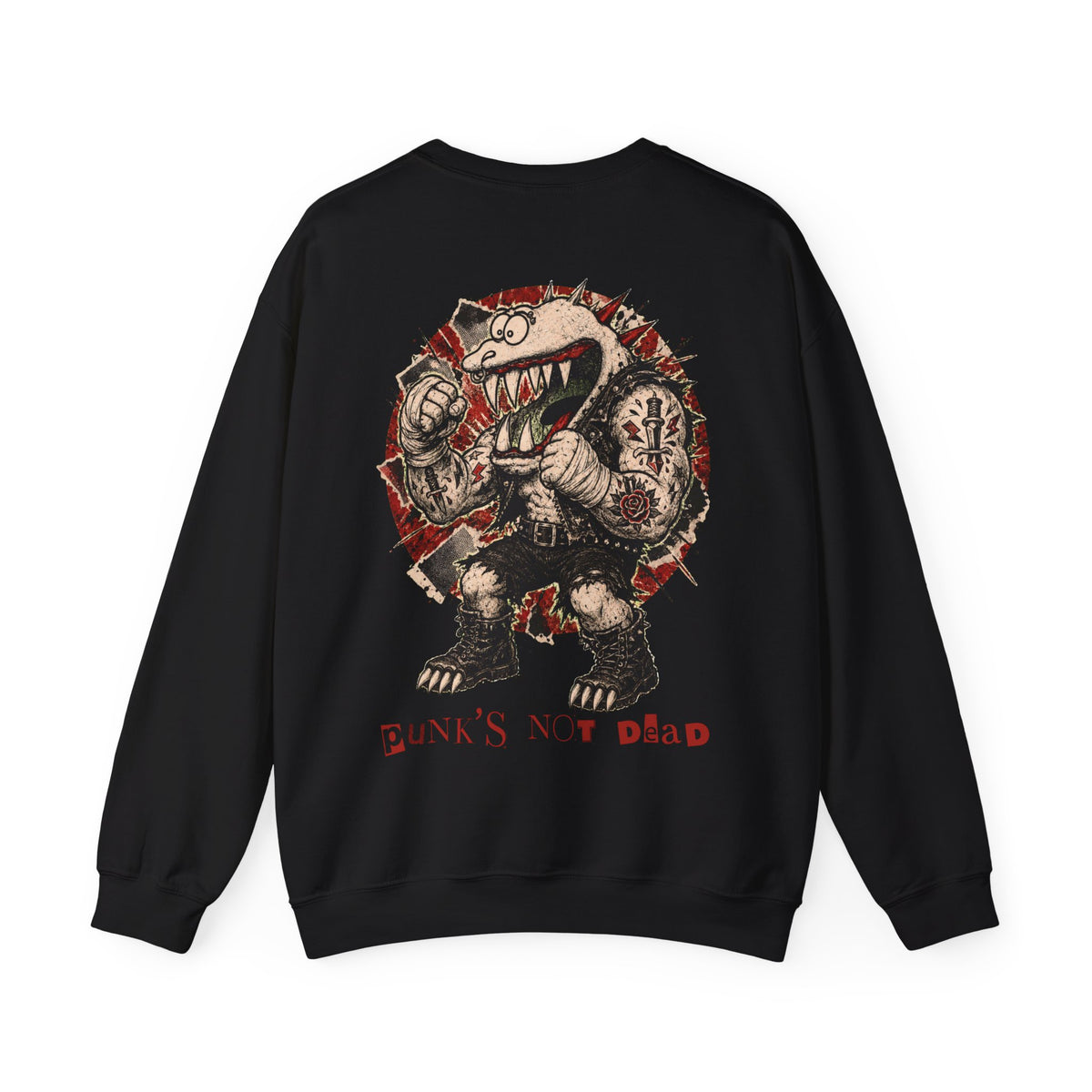 UDDG Punk Monster Series 08 - FIGHT BACK - Punk Sweatshirt