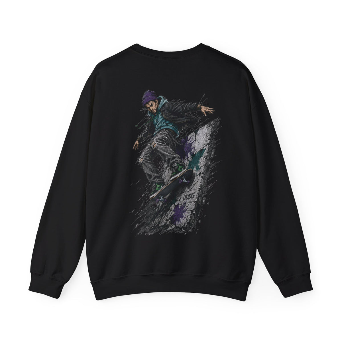 UDDG Skate Mascot Series 09 - WALL RIDE - Skate Sweatshirt