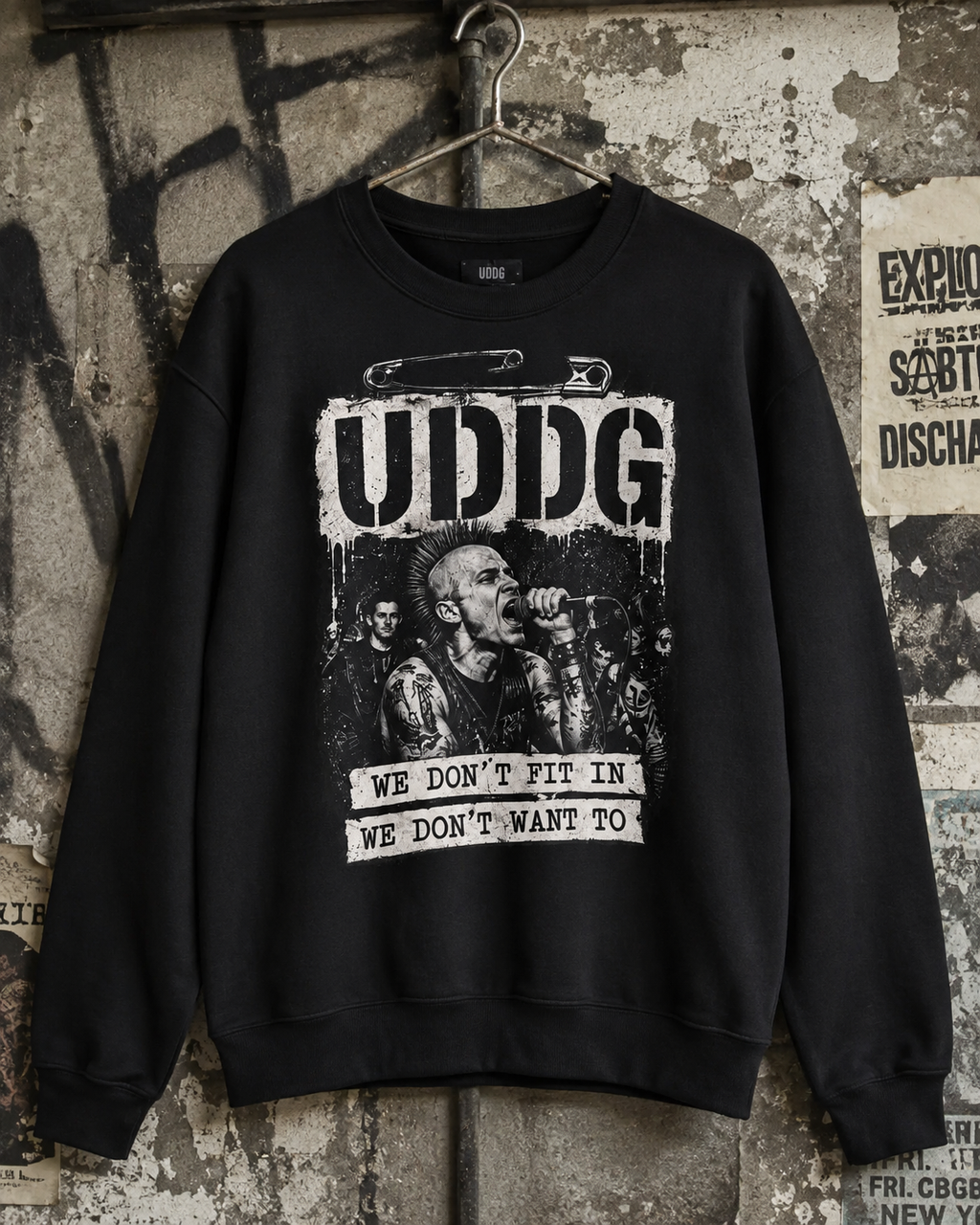 UDDG Noise Series 01 – Still here. Still ours. Punk Sweatshirt