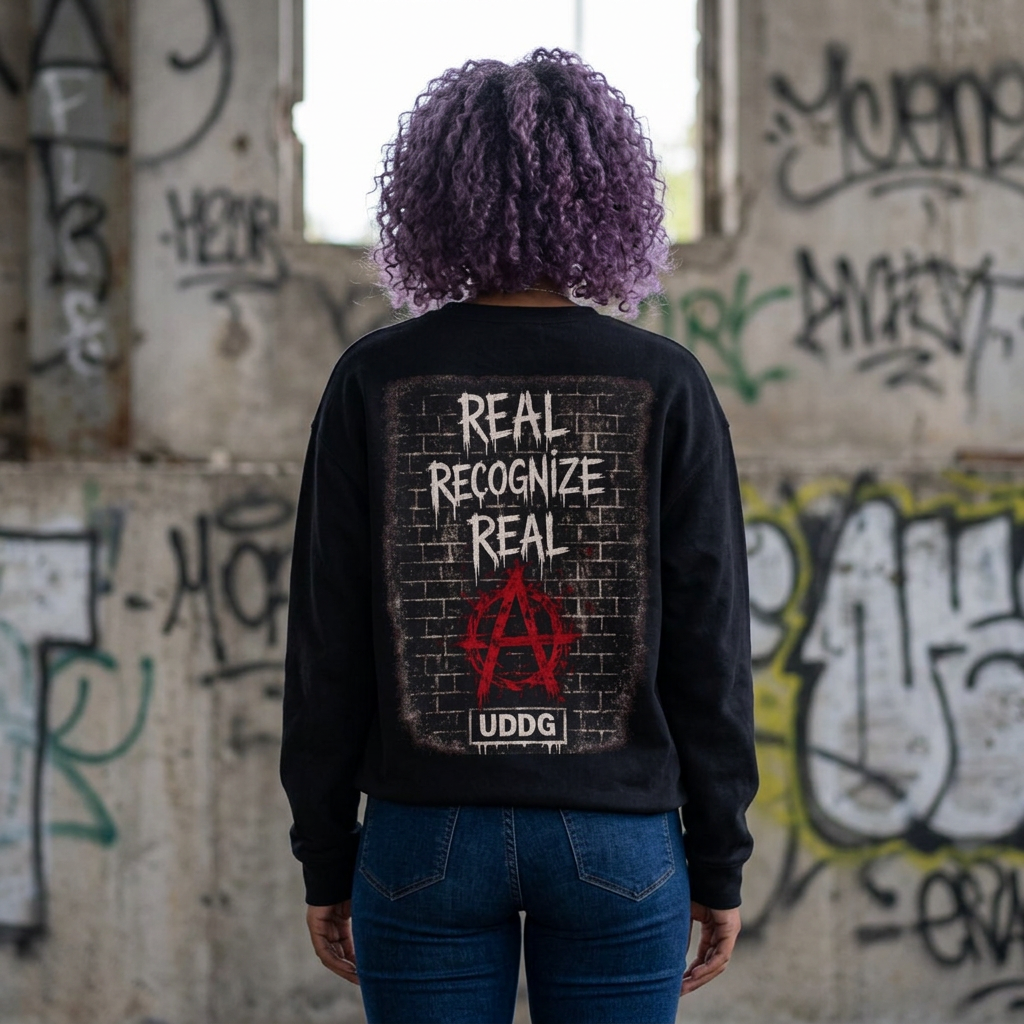 UDDG Riot Series 06 – Real Recognize Real. - Punk Sweatshirt