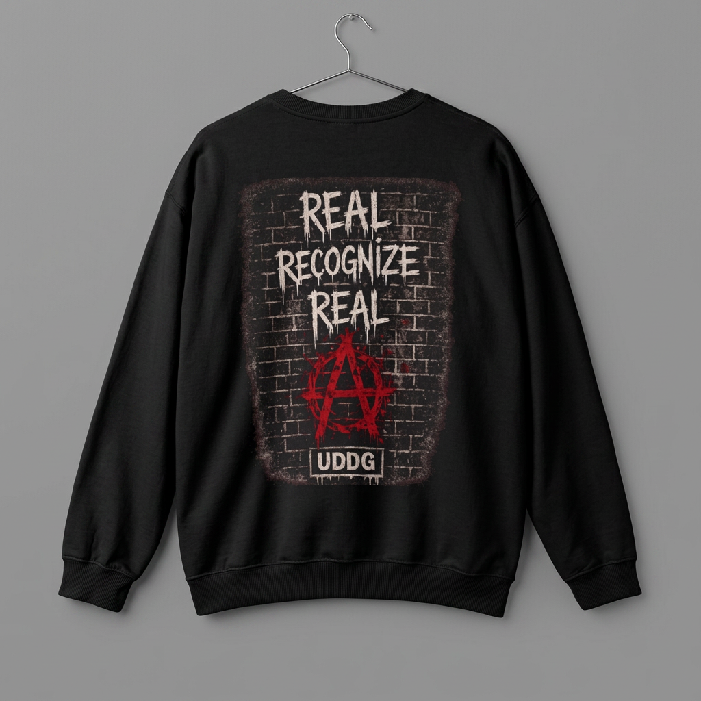 UDDG Riot Series 06 – Real Recognize Real. - Punk Sweatshirt