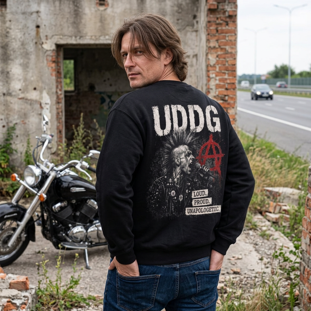 UDDG Riot Series 09 – Loud. Proud. Unapologetic - Punk Sweatshirt