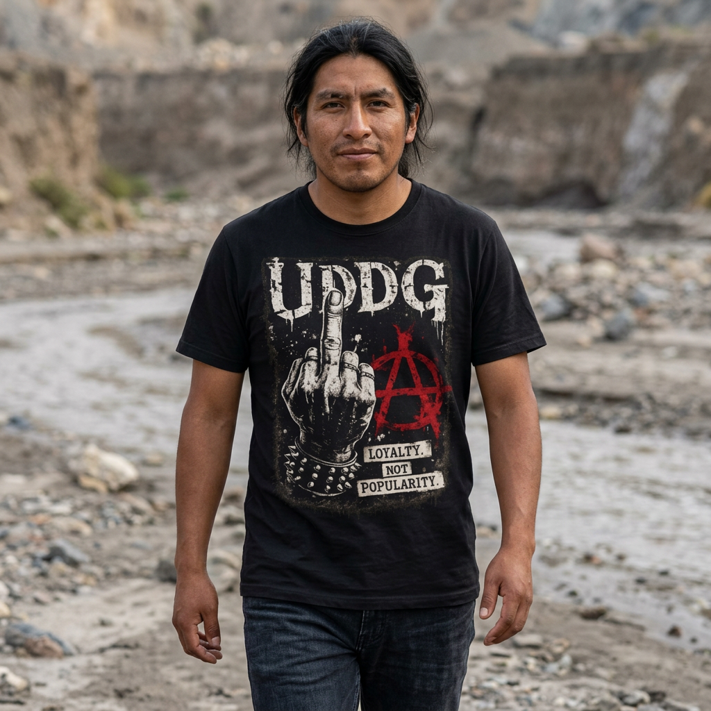 UDDG Noise Series 02 – Broken System. Solid Heart - Punk T-Shirt