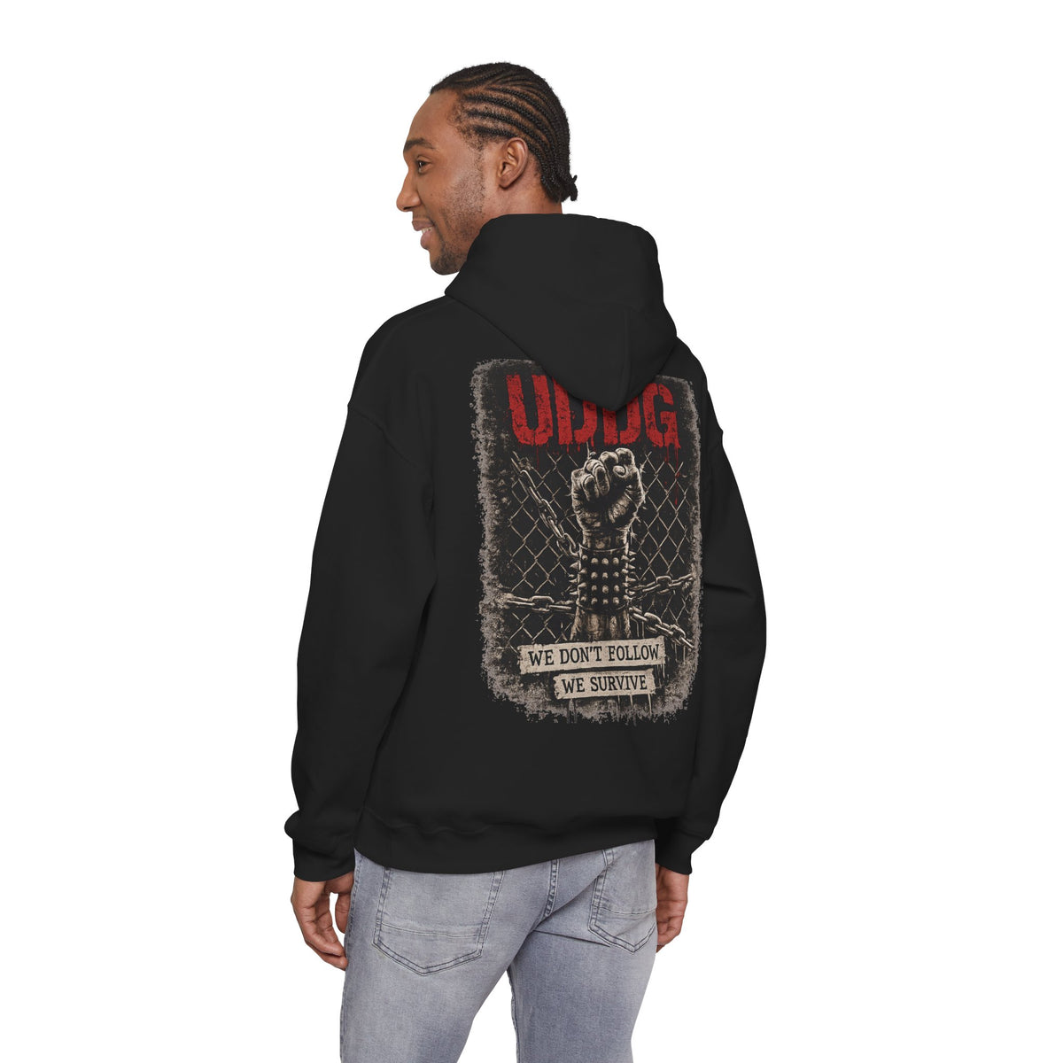 Riot Series 04 – No Seguimos. Sobrevivimos. Sudadera con Capucha Punk