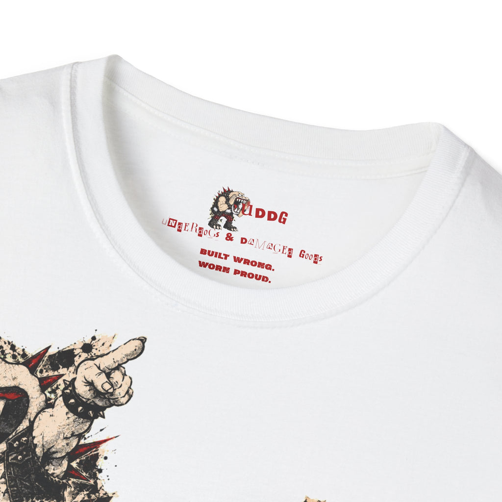 UDDG Punk Monster Series 10 - DOMESTIC RIOT - Punk T-Shirt White