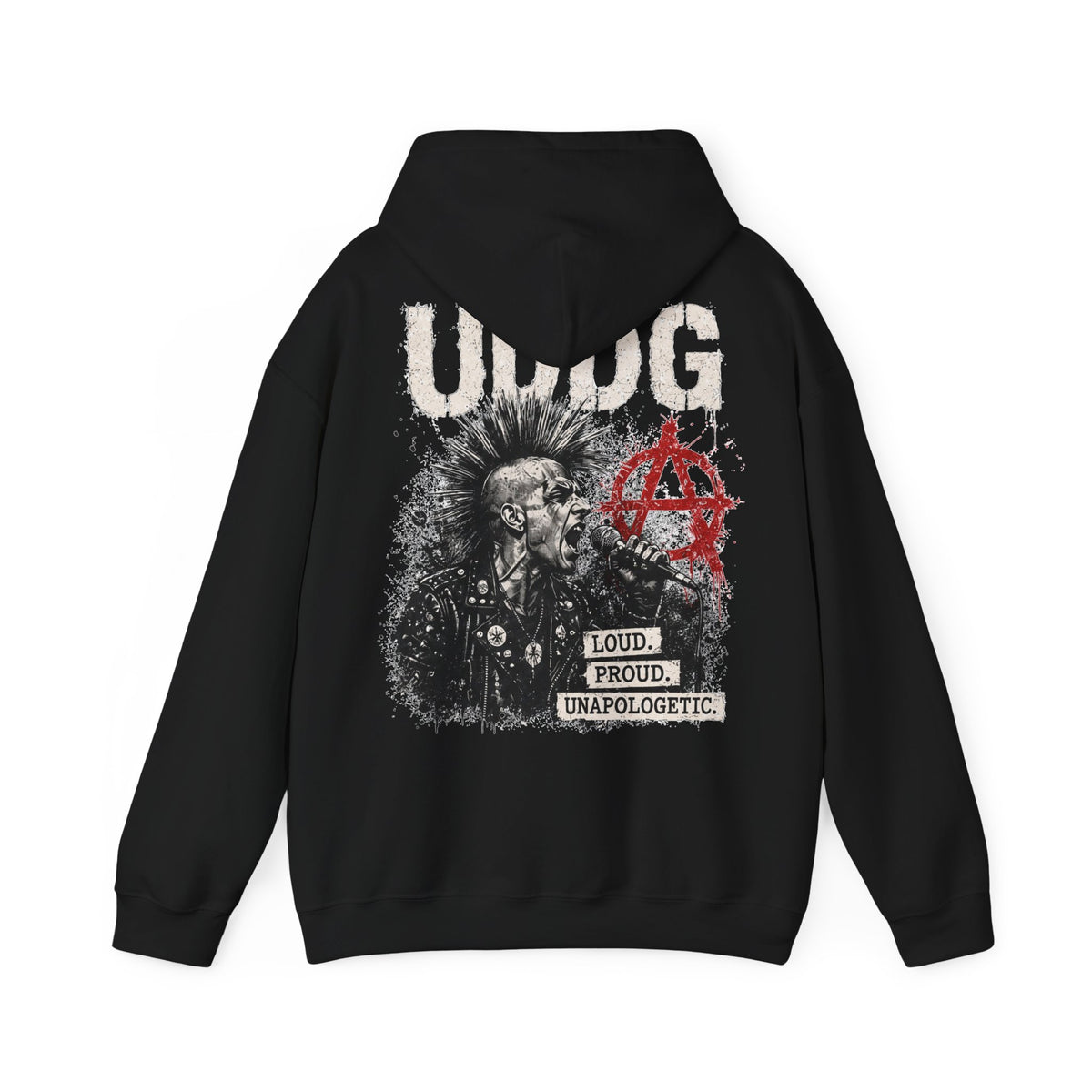 UDDG Riot Series 09 – Loud. Proud. Unapologetic. Punk Hoodie