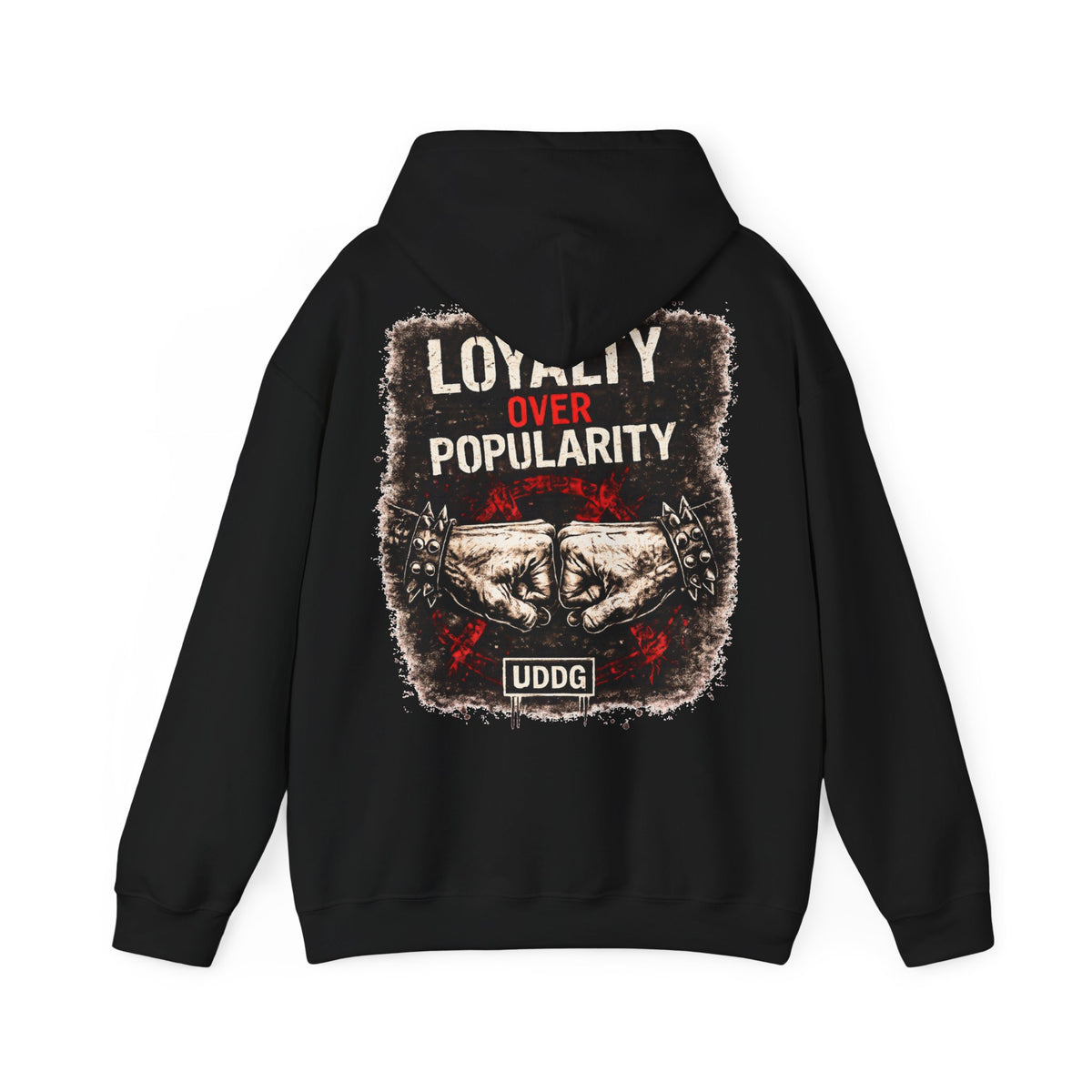 UDDG Riot Series 03 – Lealtad antes que popularidad. Sudadera con capucha punk