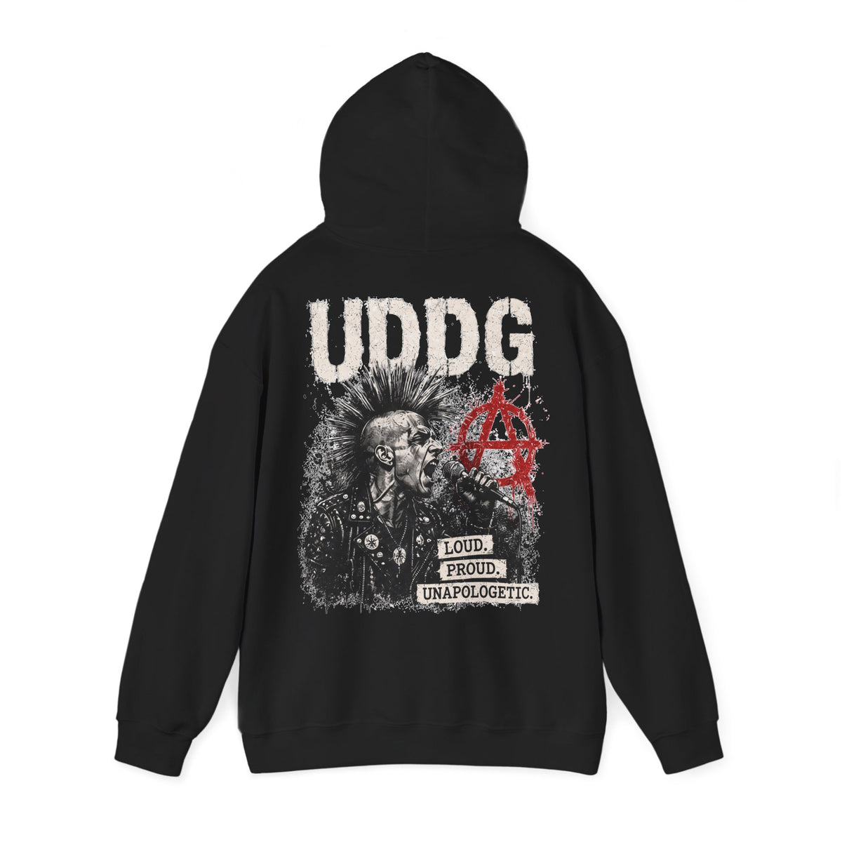 UDDG Riot Series 09 – Loud. Proud. Unapologetic. Punk Hoodie