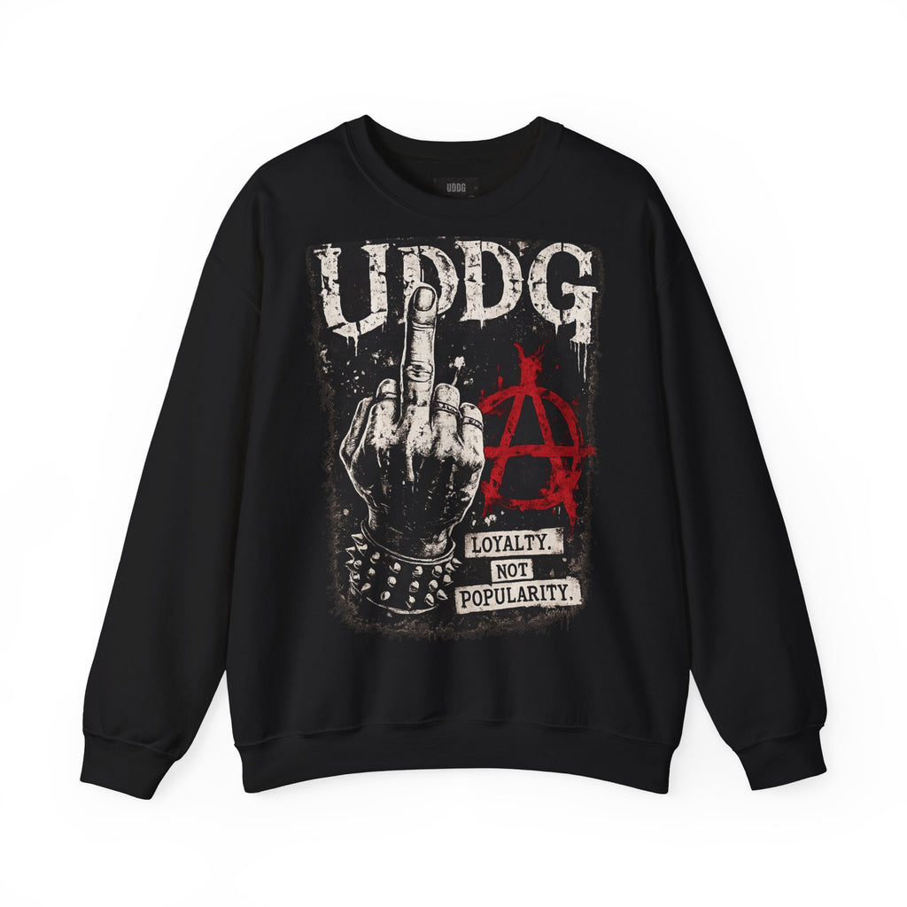 UDDG Noise Series 02 – Broken System. Solid Heart. Punk Sweatshirt