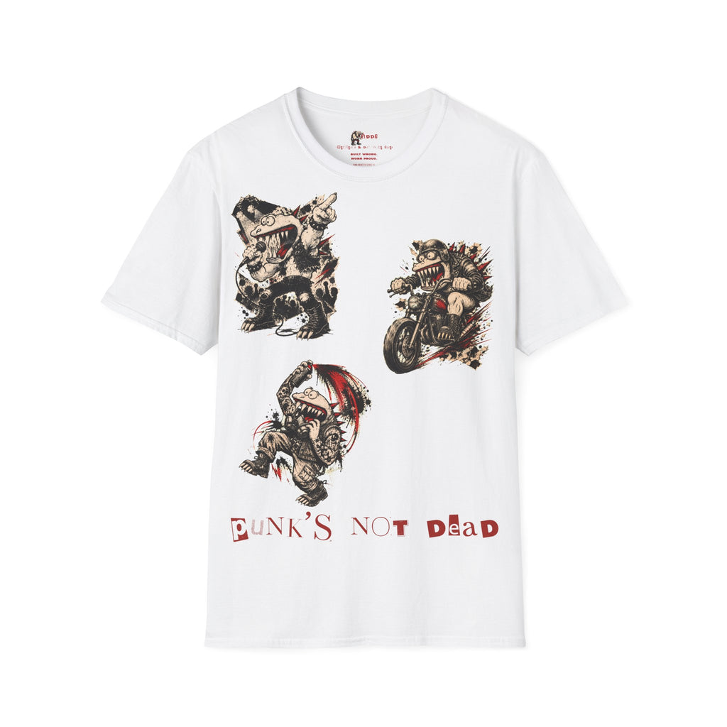UDDG Punk Monster Series 10 - DOMESTIC RIOT - Punk T-Shirt White
