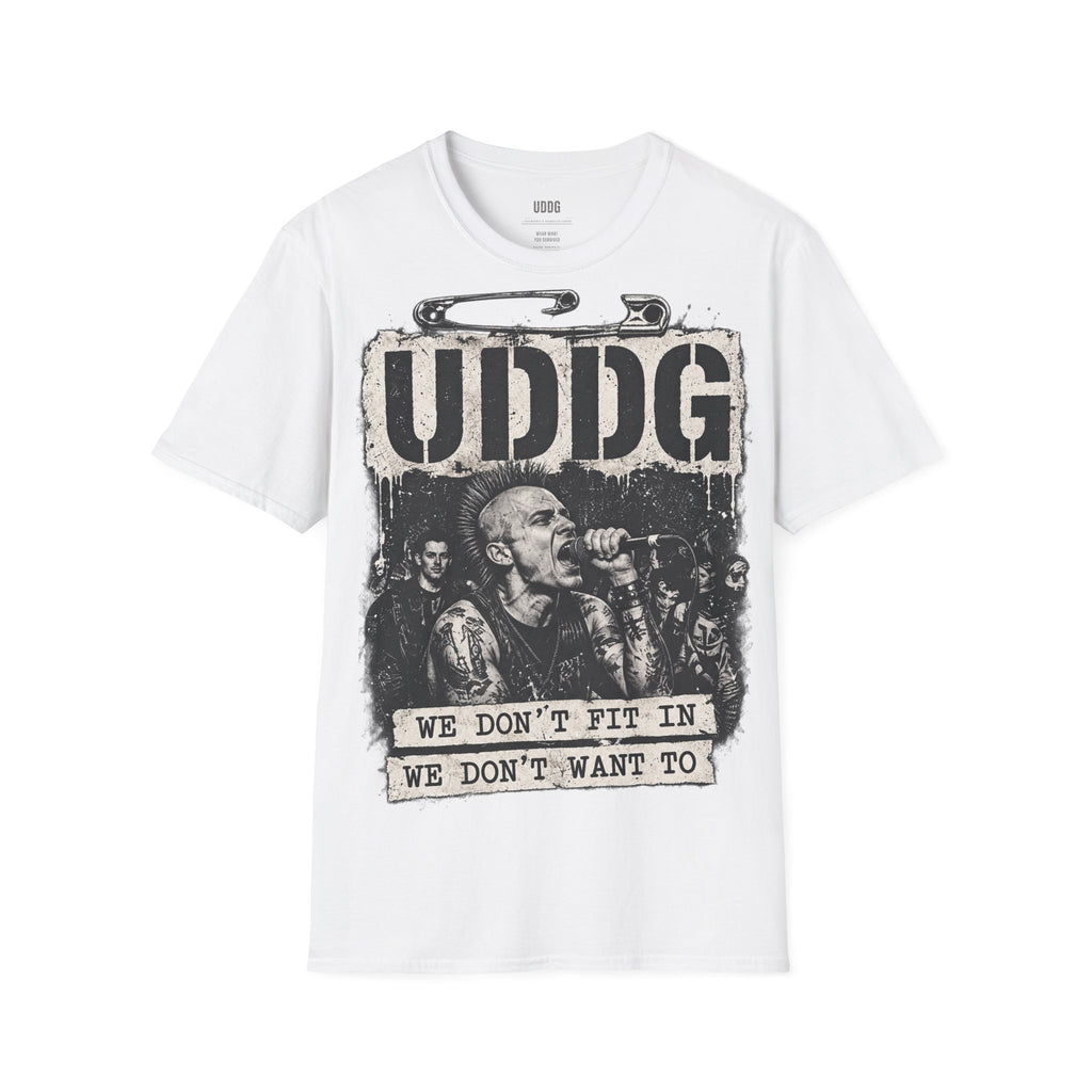 UDDG Noise Series 01 – Still here. Still ours. White Punk T-Shirt