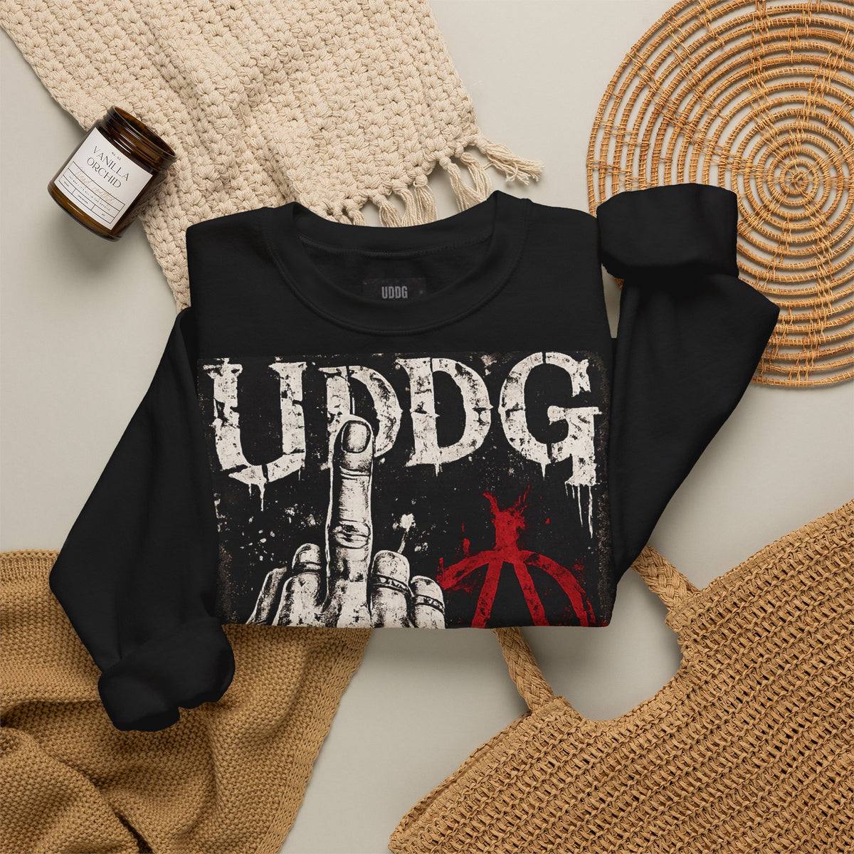 UDDG Noise Series 02 – Broken System. Solid Heart. Punk Sweatshirt