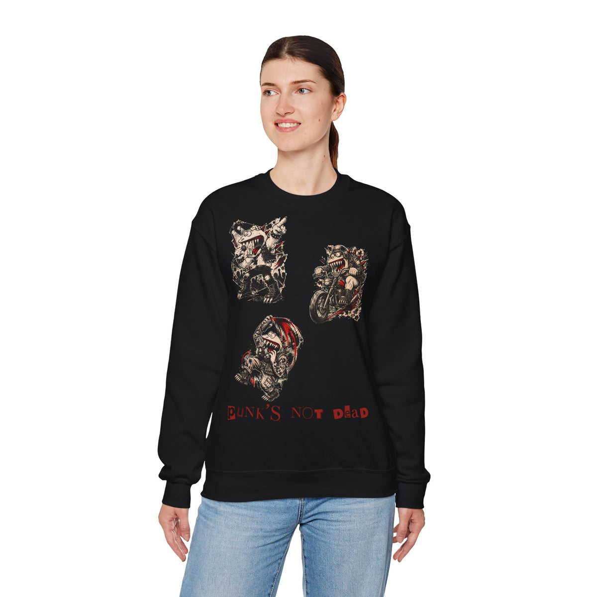 UDDG Punk Monster Series 10 - DOMESTIC RIOT - Punk Sweatshirt