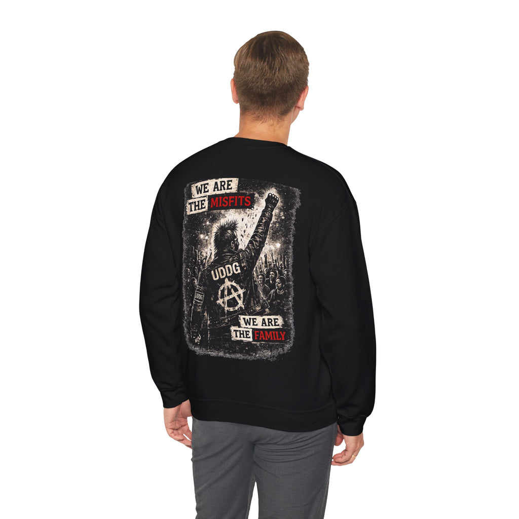 Serie UDDG Riot 08 – Somos los inadaptados. Somos la familia. Sudadera Punk