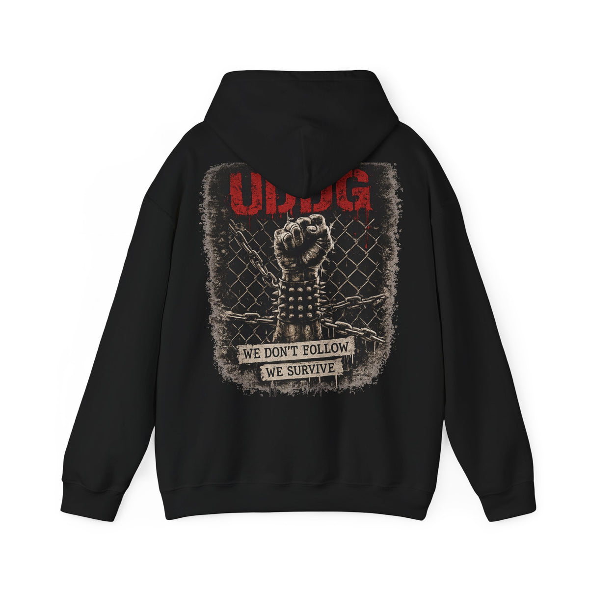 UDDG Riot Series 04 – We Don’t Follow. We Survive. Punk Hoodie