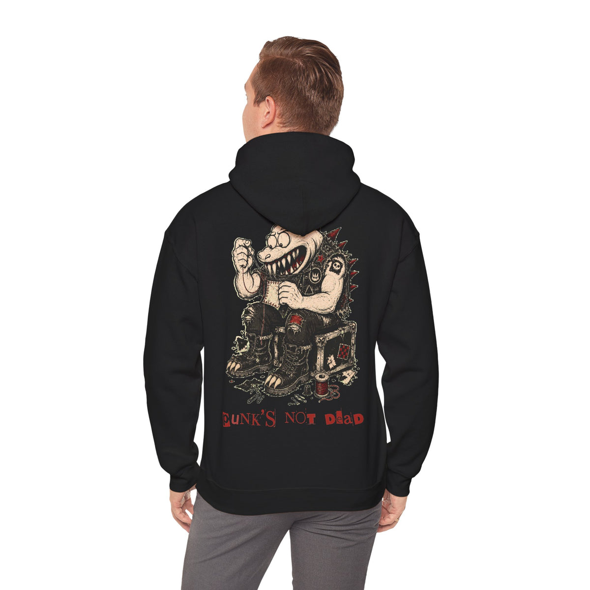 UDDG Punk Monster Series 04 - DIY REBEL - Punk Hoodie